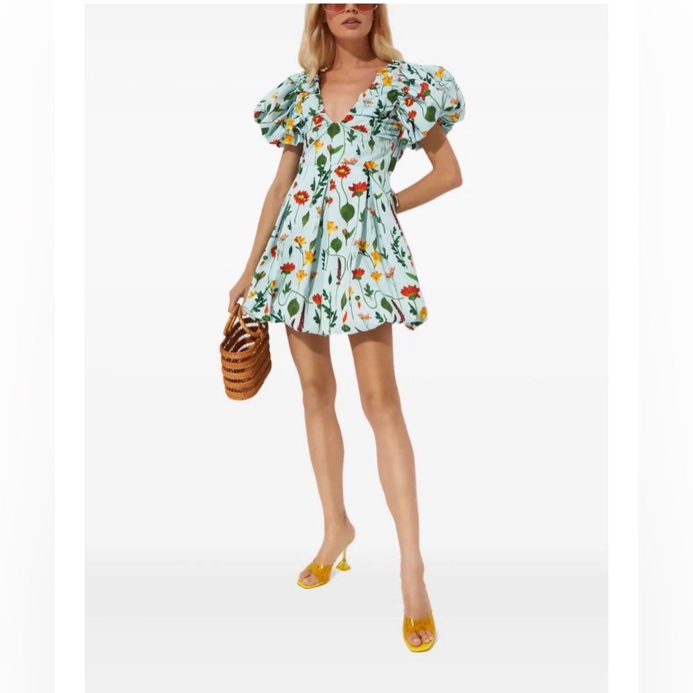Agua by Agua Bendita Noni Primavera floral-print mini dress